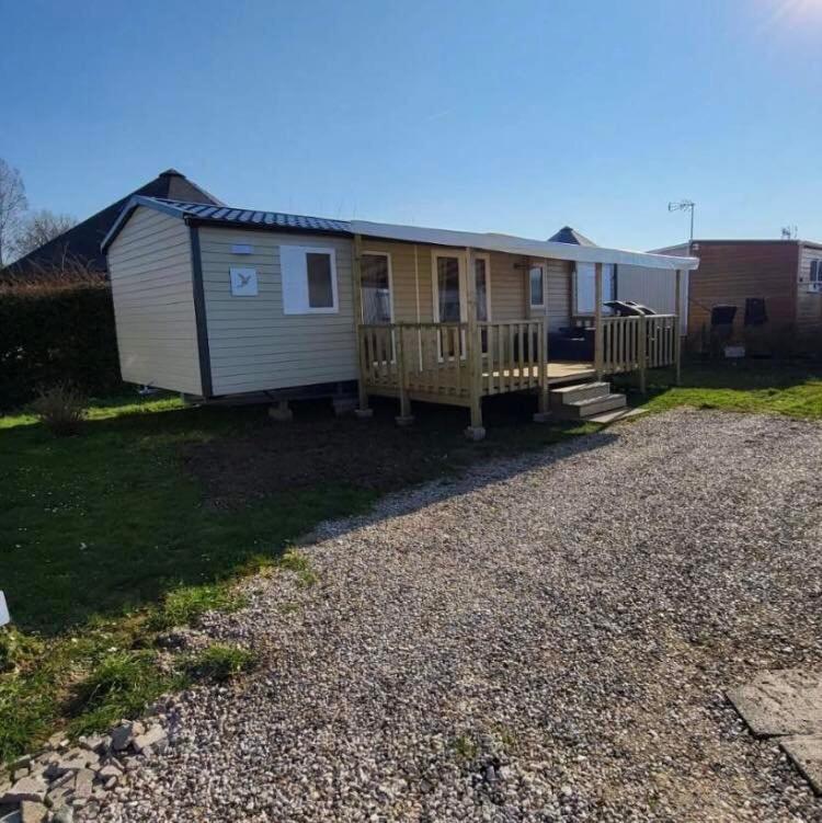 Mobil Home Neuf 6/8 Pers Biville-sur-Mer Buitenkant foto