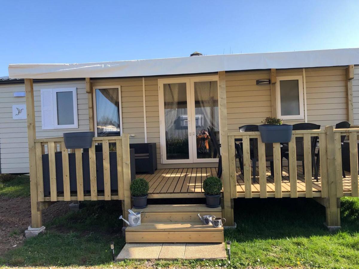 Mobil Home Neuf 6/8 Pers Biville-sur-Mer Buitenkant foto