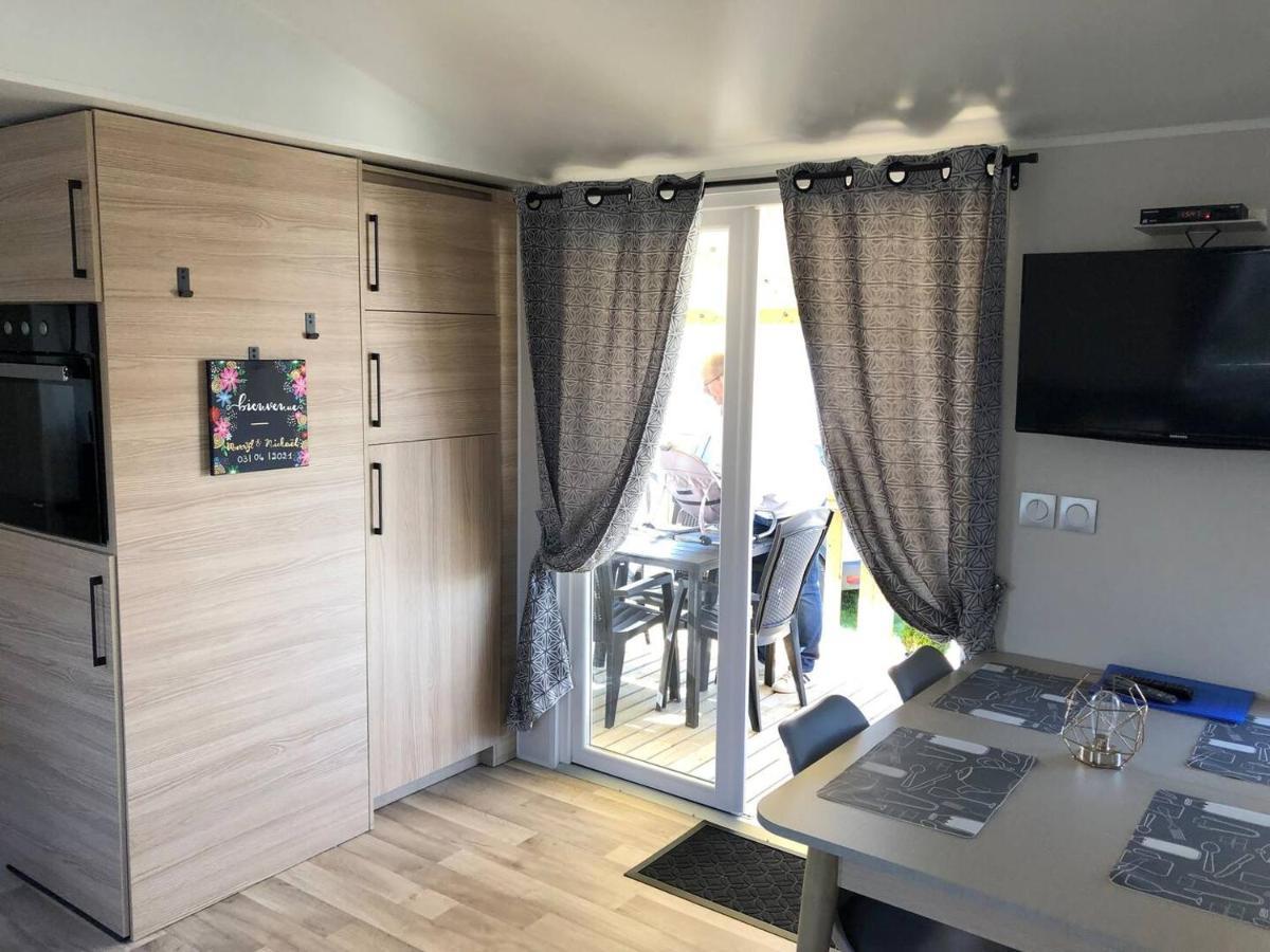 Mobil Home Neuf 6/8 Pers Biville-sur-Mer Buitenkant foto