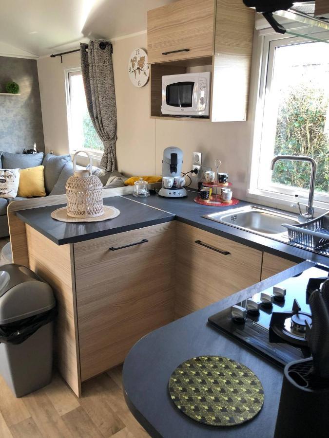 Mobil Home Neuf 6/8 Pers Biville-sur-Mer Buitenkant foto