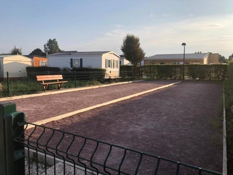 Mobil Home Neuf 6/8 Pers Biville-sur-Mer Buitenkant foto